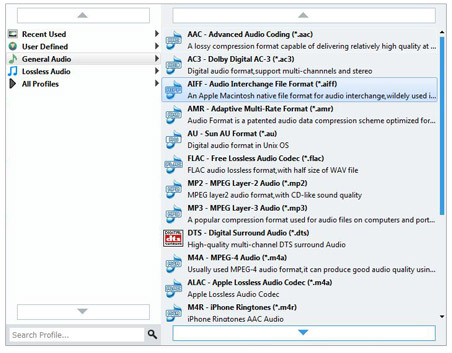 online audio converter aiff to wav