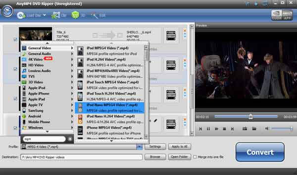 DVD Ripper screen