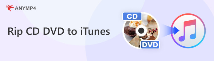 Rip CD or DVD to iTunes