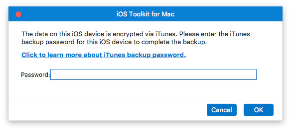 Enter Itunes Backup Password Mac