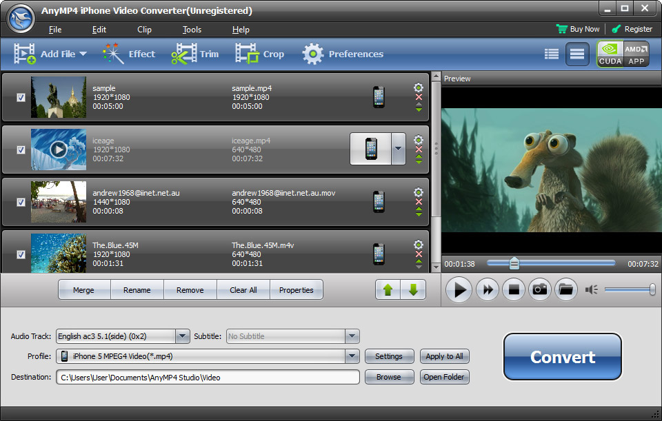 AnyMP4 iPhone Video Converter 6.2.20