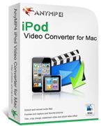 AnyMP4 iPod Video Converter for Mac boxshot