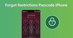 Forget Restrictions Passcode on iPhone