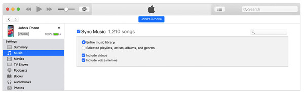 Transfer Music from CD to iPhone with iTunes