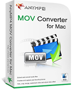 AnyMP4 MOV Converter for Mac boxshot