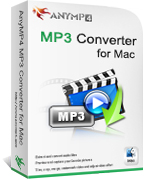 AnyMP4 MP3 Converter for Mac boxshot