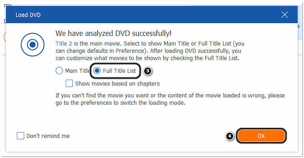 Select Full DVD List