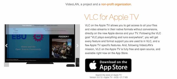 Download VLC for Apple TV