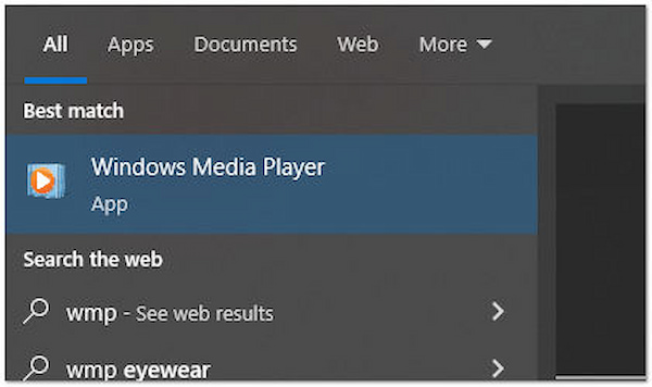 Open Windows Media Player