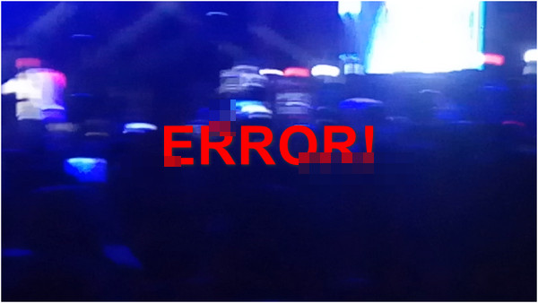 Frozen Video Error