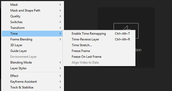After Effects Time Remapping Slow Down