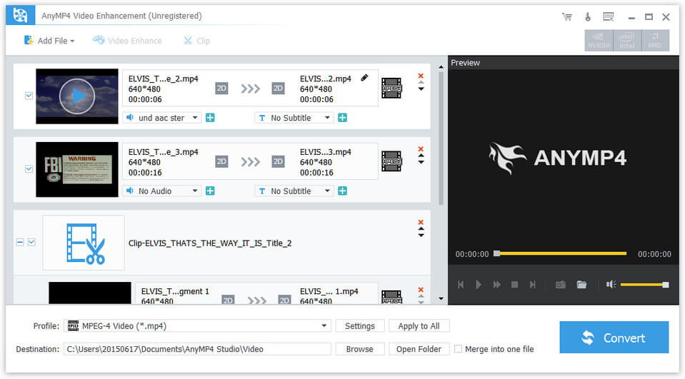 Video Enhancement Screenshot
