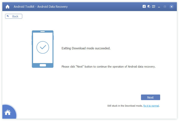 Esci dalla modalità download