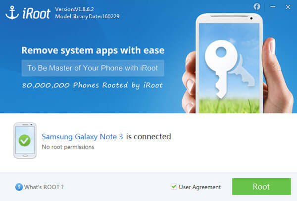Root Android med iRoot