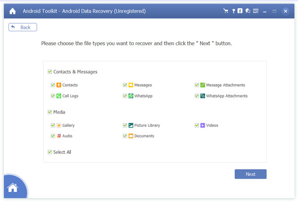 Choose Files Types