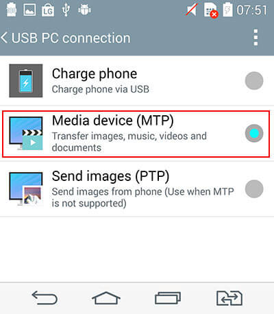 Connect your device to your computer