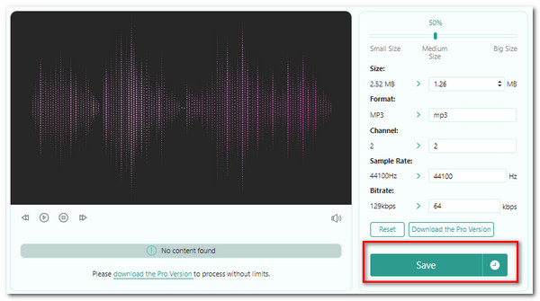 Compress Audio for WhatsApp AnyMP4 Online Save