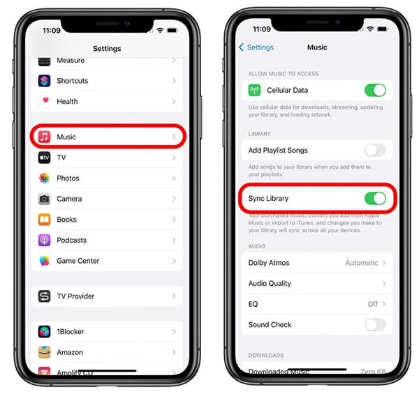 Wireless Sync Apple Music On Iphone