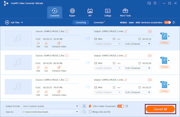 Set Destination And Convert In Anymp4