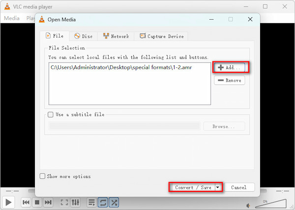 Vlc Add Amr