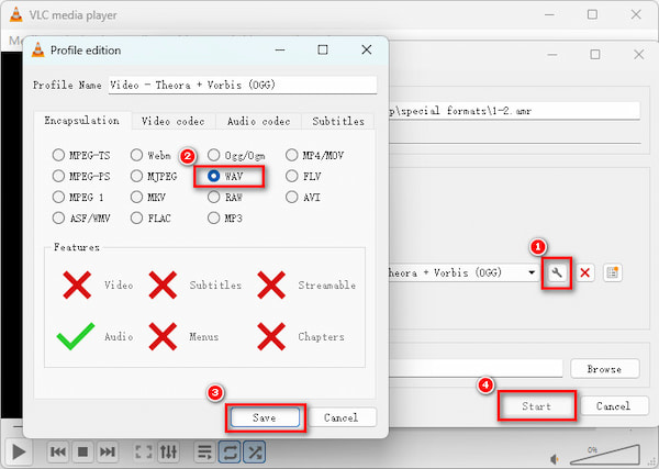 Vlc Convert Amr to Wav