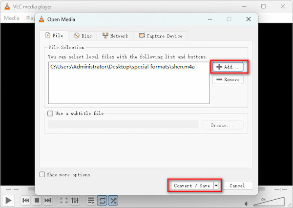 Vlc Import M4a