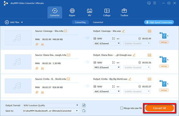 Convert M4a To Wav In Anymp4