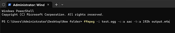 Input Ffmpeg Command Line