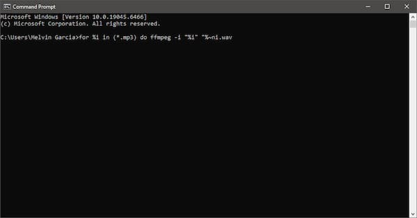 Batch Convert In Ffmpeg