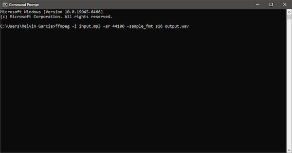 Specify Audio Quality In Ffmpeg