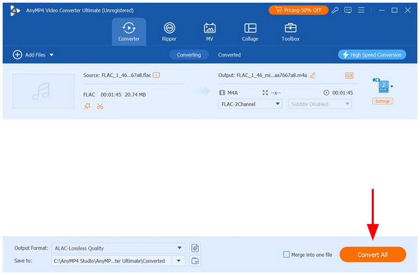 Anymp4 Video Converter Ultimate Конвертировать все