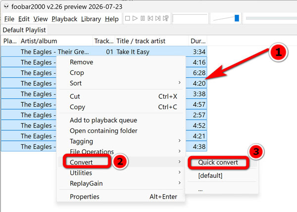 Convert Cue File In Foobar2000