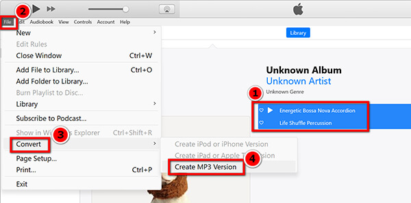Itunes Create Mp3 Version