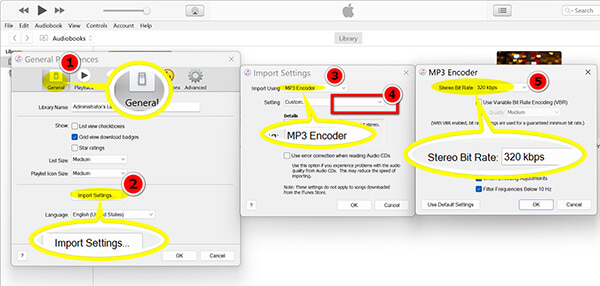 Itunes Import Settings Mp3 Encoder