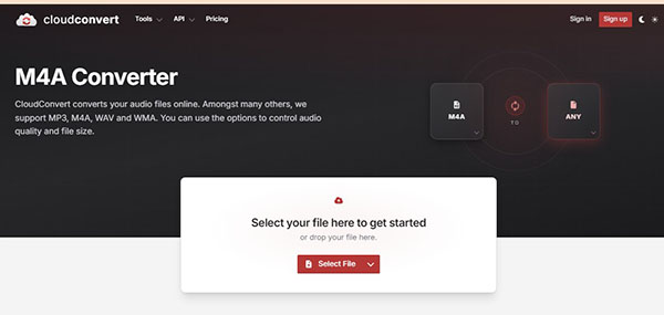Upload M4A To Cloudconvert