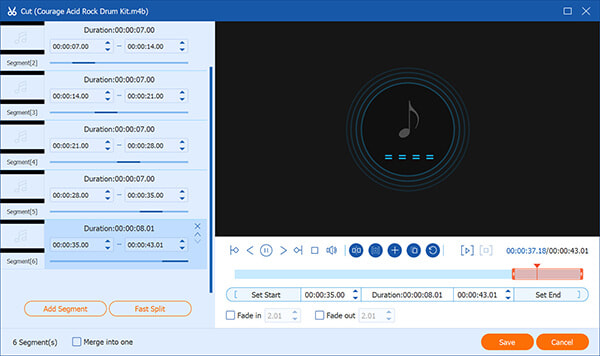 Cut M4B File