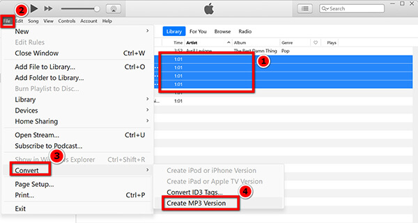 iTunes Convert M4B To MP3