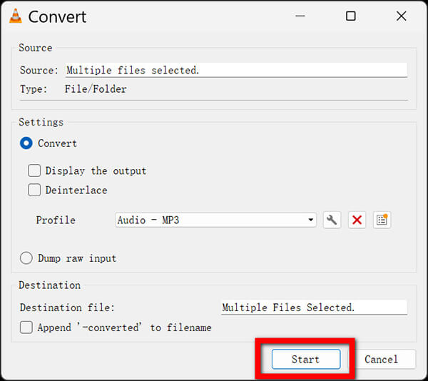 VLC Convert M4B To MP3