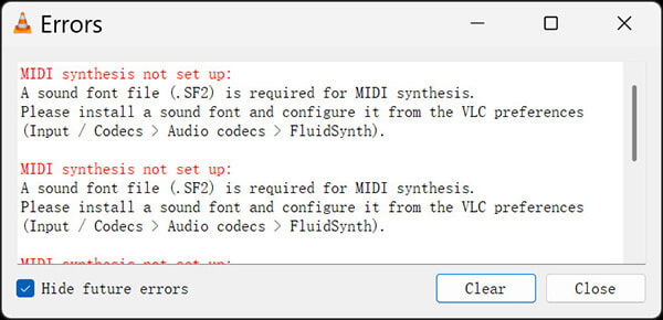 Vlc Midi Conversion Error