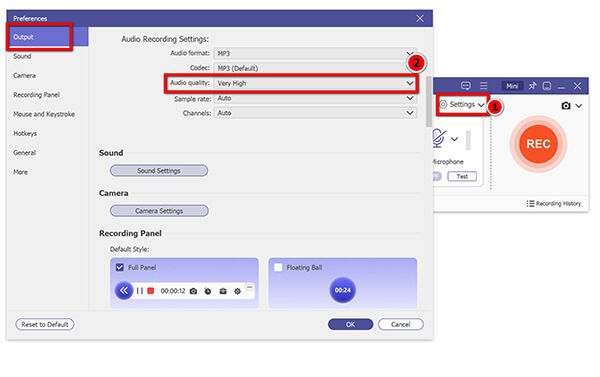 Anymp4 Audio Output Settings
