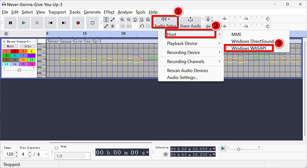 Audacity Windows Wasapi Audio Setup