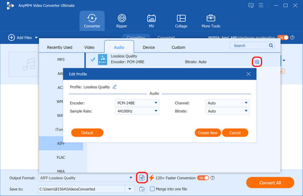 Customize Profile Settings Anymp4