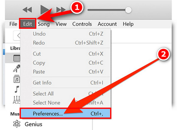 Open Select Edit Preferences Mac