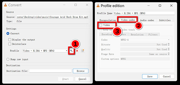 Disable Video Codec In Vlc