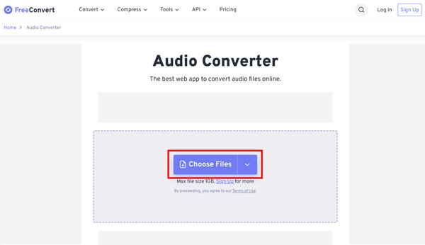 Go Freeconvert Audio Converter Import Mp3