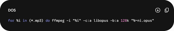 Run Batch Command To Process Ffmpeg