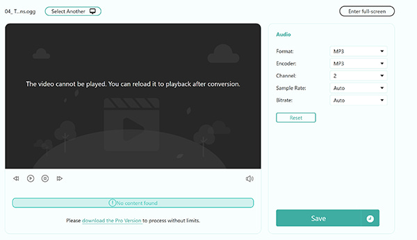Anymp4 Free Online Ogg Converter
