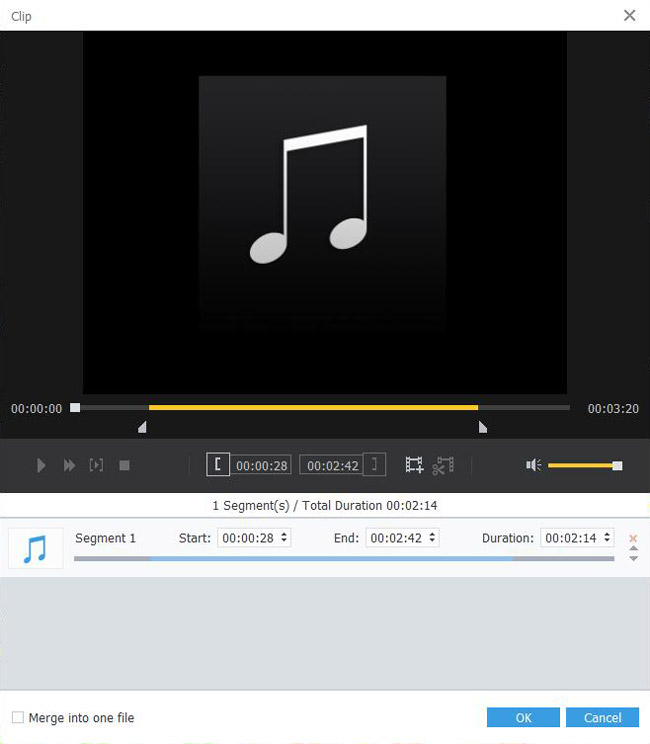 Trim audio