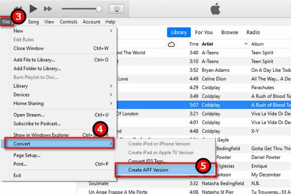 Create Aiff Version In Apple Music