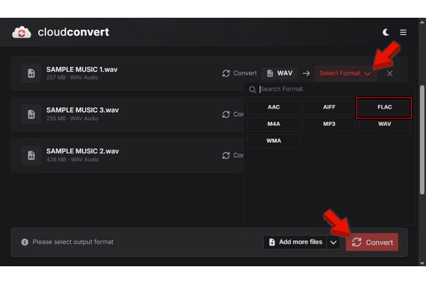 Convert Wav To Flac In Cloudconvert